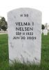 Velma Irene Nelsen (nee Ramels) - Headstone