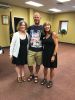Flemming Rossen with his 4th cousins Patricia Ann 'Trish' Franks and Mary Dawn Ballantine (nee Franks) at the Rossen Cousin Reunion on 
22 Jun 2016 in Curtis, Nebraska