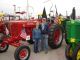 James Peter 'Jim' Nelsen and his wife Marilyn Joyce (nee Schear) in front of Jim´s father´s last tractor
