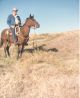 Marion Willis Nelsen on his last horse Bobby Wizz