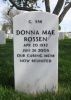 Donna Mae Rossen (nee Schroeder) - Headstone