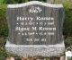 Harry Rossen and his wife Signe Marie (nee Henriksen) - Headstone
